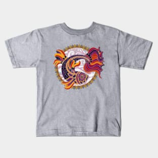 Artistic Fish Design Kids T-Shirt